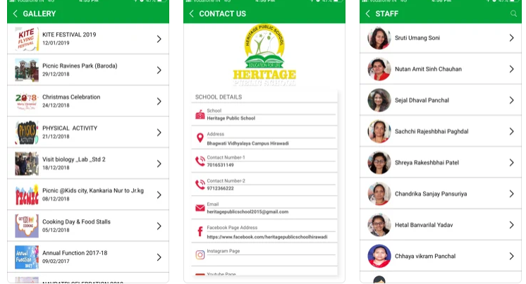 Heritage Teacher App